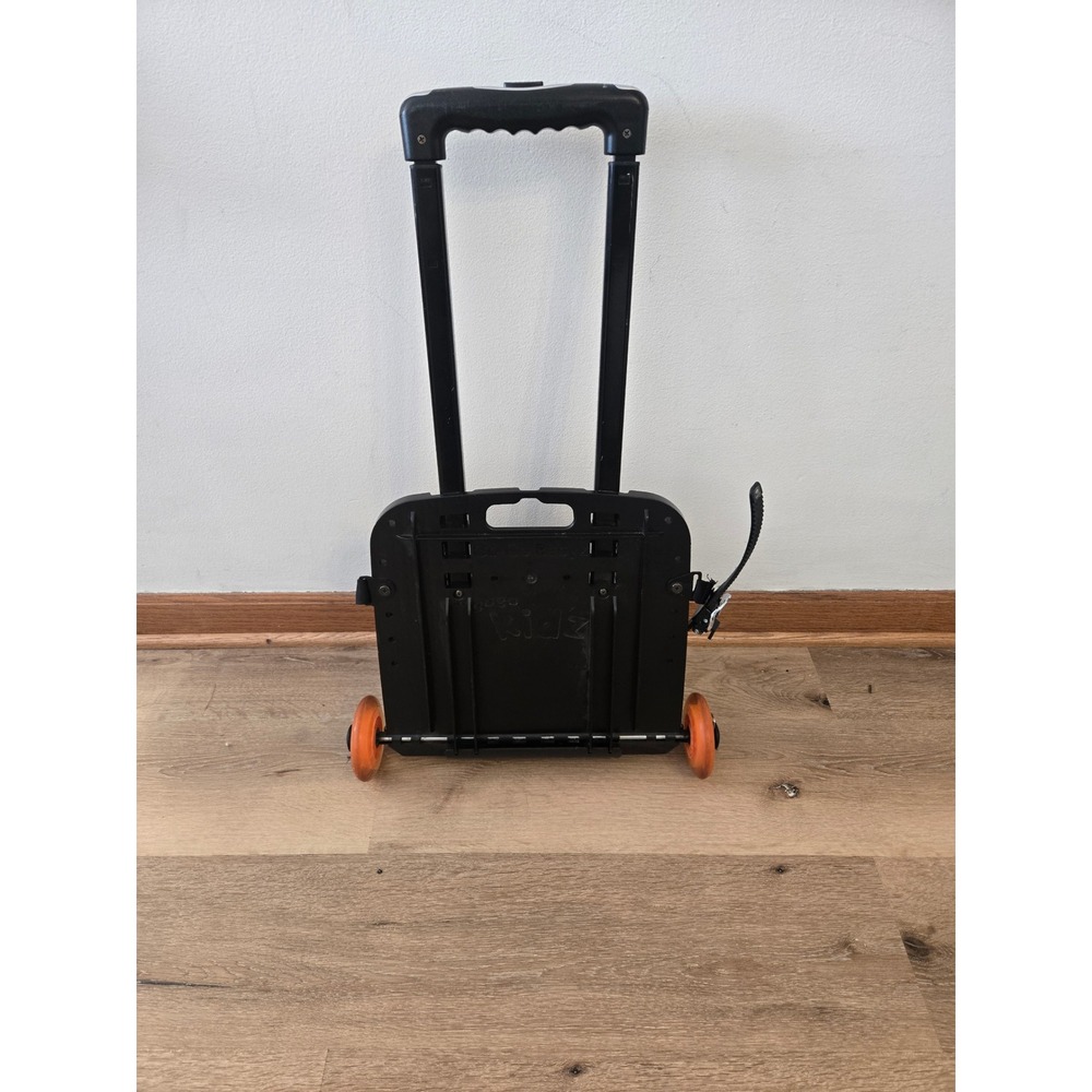 Go-Go Babyz Kidz Travelmate Car Seat Luggage Strap Trolley Cart Black Orange